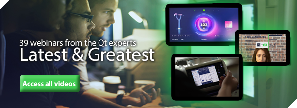 39 webinars from the Qt experts - access the latest and greatest from Qt Virtual Tech Con 2020