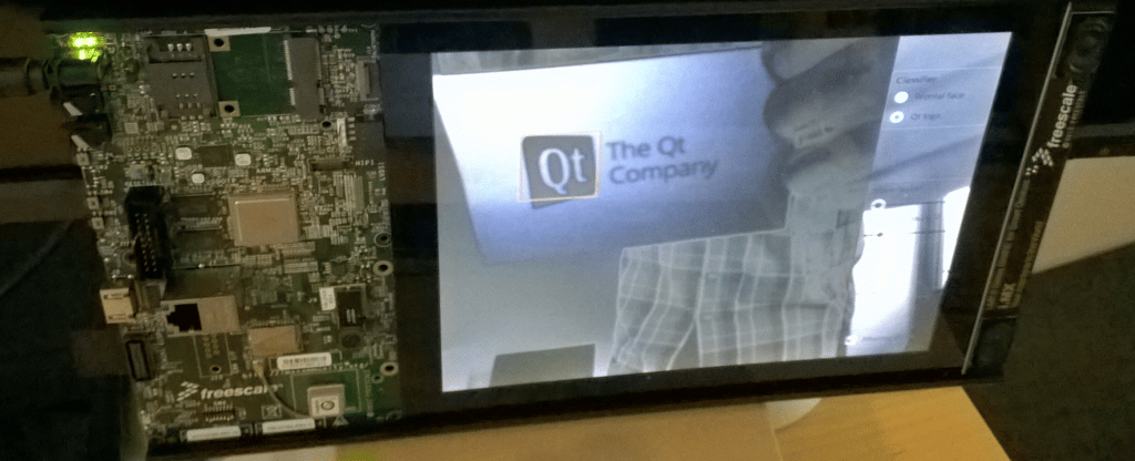 Qt logo recognition with OpenCV on the Sabre SD